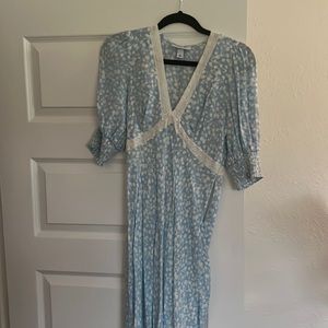 RIXO Easter midi dress